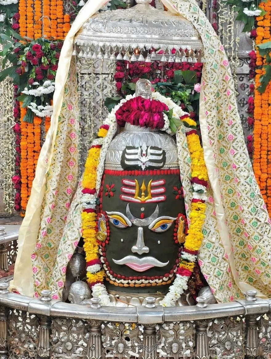 श्री महाकालेश्वर ज्योतिर्लिंग जी आज के संध्या आरती श्रृंगार दिव्य दर्शन 20.02.2026
