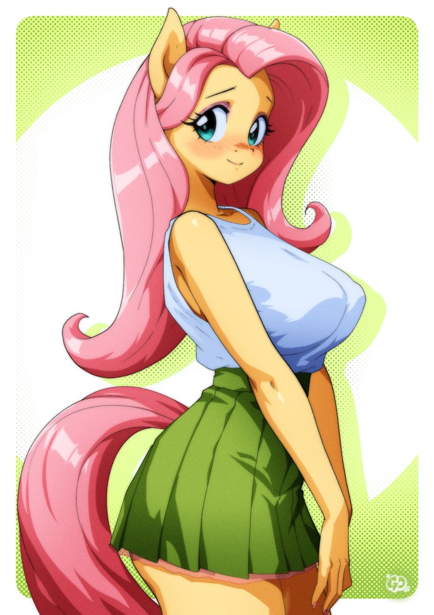 Furry Feb day #20: Cutie Fluttershy! #art #furry #mlp