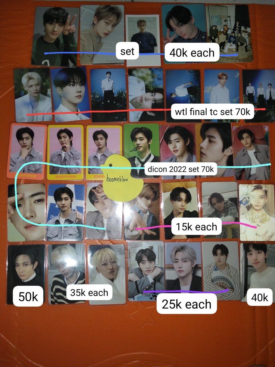 chaerishmoon's tweet photo. CLEARANCE SALE ENHYPEN
wts // want to sell // lfb ina

— detail condi dm💌
— keep event with dp
— inc pack, exc adm 15% + 1.250
— co 🍊 or manual ok
— serious buyer only, not for sensitive buyer and time waster
📍jakarta timur https://t.co/XWDTfEgLq4