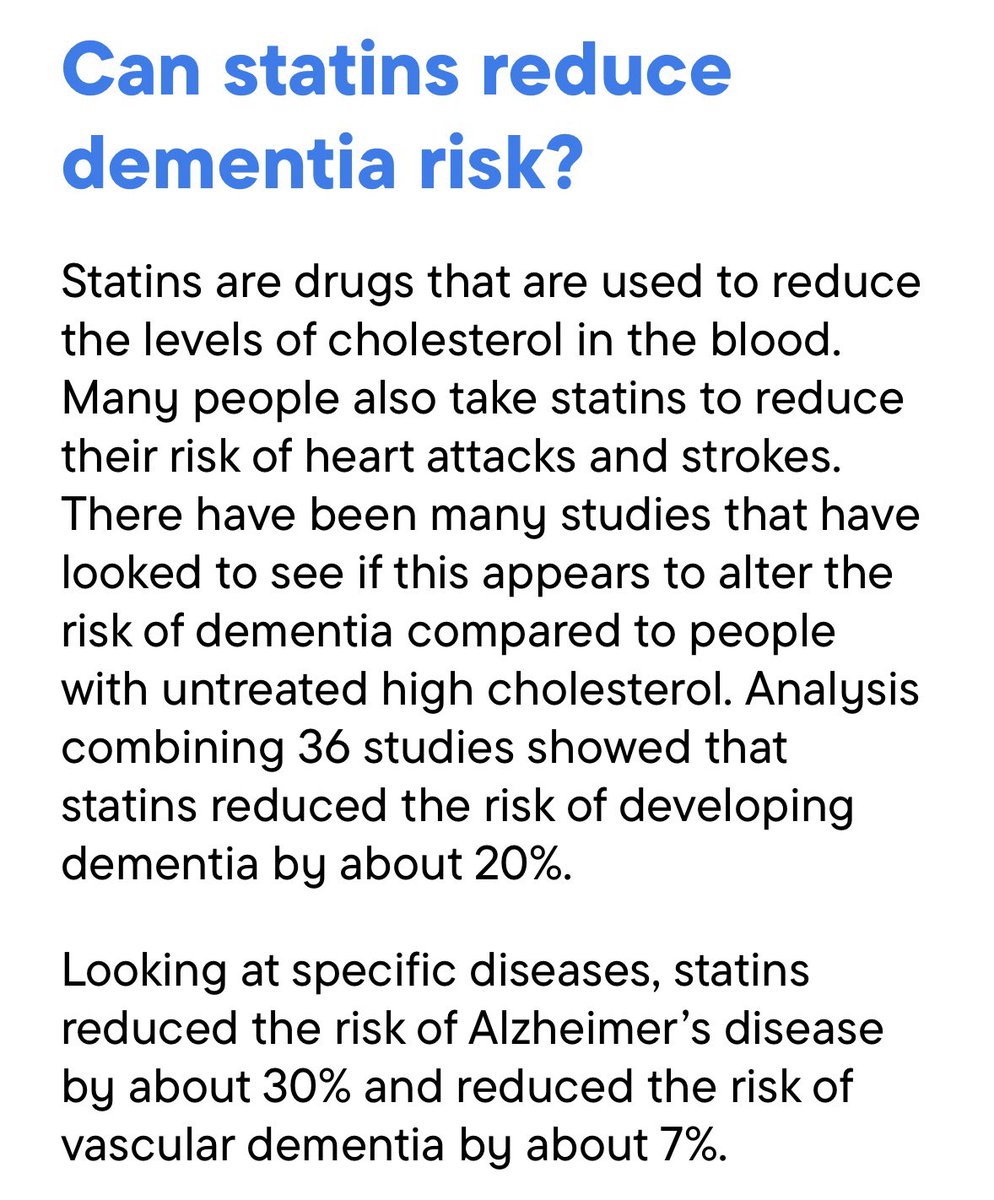 AlomarMBBS's tweet photo. ادوية الكولسترول (statins) لا تسبب الزهايمر، بل تقلل خطر الاصابة به ٣٠٪

https://t.co/5FgzbwkVn0 https://t.co/kUSodQm0a5