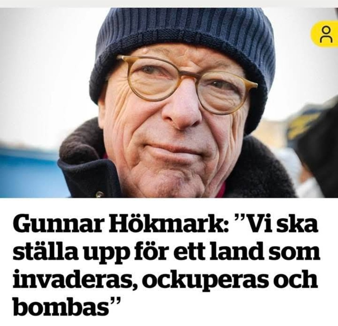 Hökmark har tagit ställning för Palestina