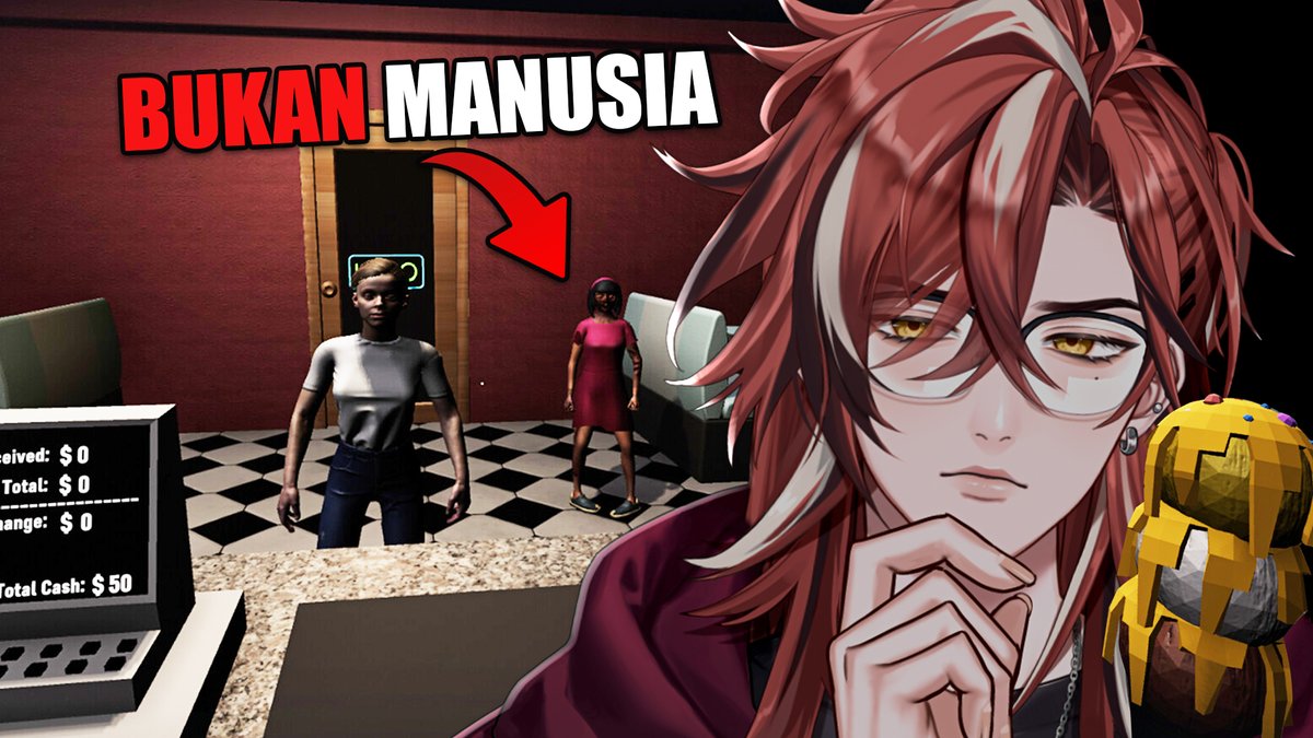 Malam ini kita akan strim KACIPBARA &amp; The Ice Cream Shop buat sahur, see you mwa 🫶