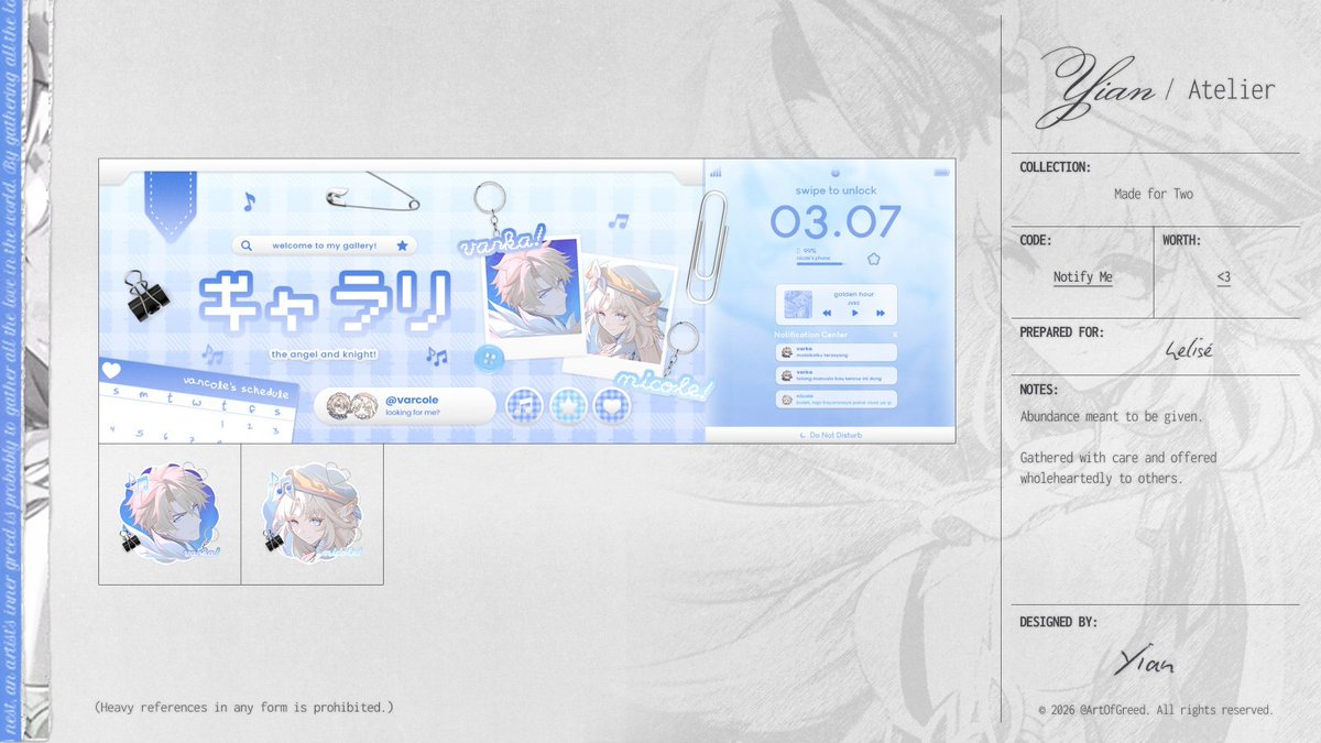 aku izin pamerin layout cantik dan imut ini buatan kak <a href="/ArtOfGreed/">YIAN! 📌 GIVEAWAY</a>! gemess bangett kannn?? yukk jajann ke kak yiann imut <33. terimakasih juga buat sayangkuu <a href="/miichurin/">♡</a> mikayangg karena sudah buat giveaway birthday sehingga aku dapet layout gemes inii :3