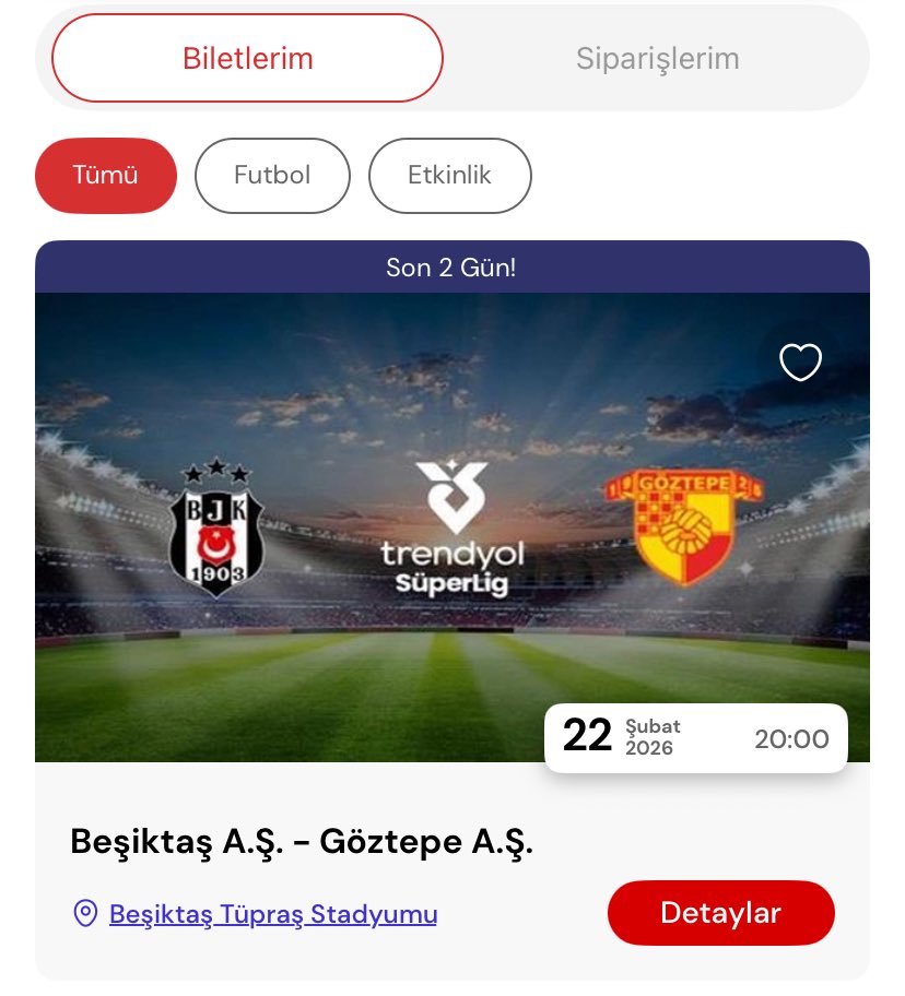 İlk maç biletimi almış bulunmaktayımmm. İnşallah bu maç bizimmm🖤🤍