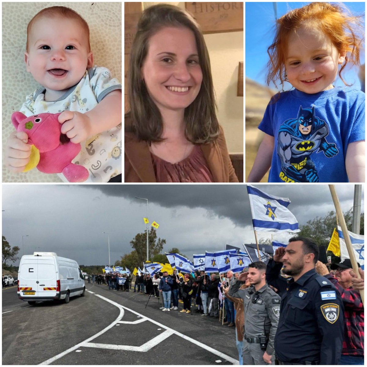 Il y a exactement un an, les corps de Shiri, Kfir et Ariel Bibas étaient rapatriés en Israël pour y être enterrés.

Une mère et ses deux enfants, assassinés à Gaza uniquement parce qu’ils étaient juifs. 💔

Jamais nous ne les oublierons.

Que leur mémoire soit une bénédiction. 🕯️