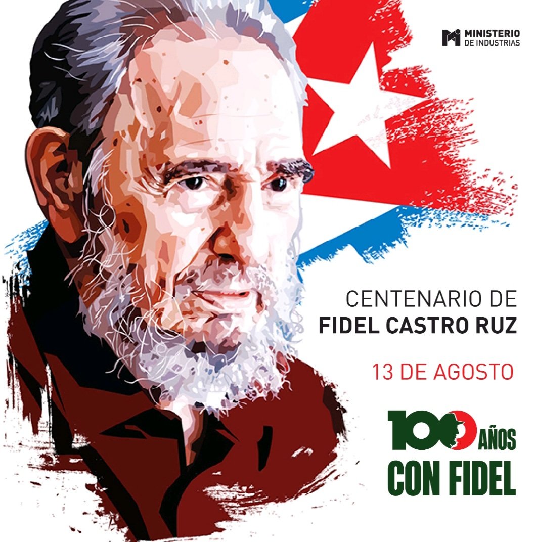 #100AñosConFidel que desde #IndustriasCuba celebramos, aportando al #DesarrolloIndustrial 
#CubaEstáFirme