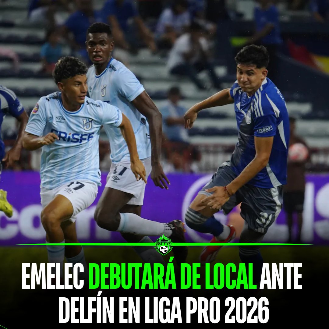 paseygol_ec's tweet image. Tras los comunicados de LigaPro y UCatólica, la Chatolei mantiene su postura: presentarse este sábado 21 de febrero como estaba previsto ante Emelec.
Los eléctricos no viajarán a Quito, pero analiza hacer la #ExplosiónAzul y debutar en casa vs Delfín con sus jugadores inscritos.