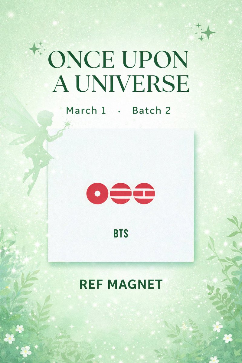 A little fairy gift just for you 🧚‍♀️💚 see you batch 2 ☺️
Don’t forget to pre-save “ARIRANG”! 💜