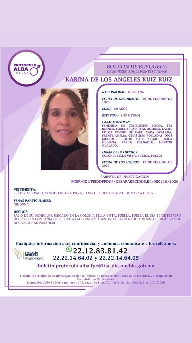 verenyzee's tweet photo. Les pido ayuda, para localizar a Karina de Los Ángeles Ruiz Ruiz y Alejandro Agustín Tello Olmedo , salieron de su domicilio ayer jueves 19 de Febrero y no se sabe nada de ellos @carlosmartinh @JCarlos_Valerio @nmas #KarinaRuiz #AlejandroTello https://t.co/PG2NuIkThC