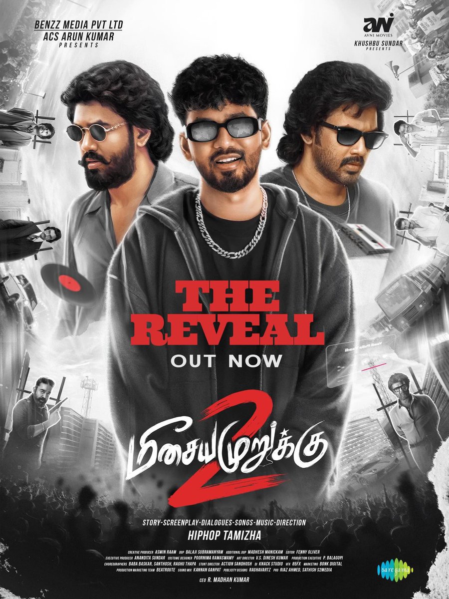 hensmanraja's tweet photo. #MeesayaMurukku2 Releasing WORLDWIDE From SUMMER 2026 🌞 #HipHopTamizha's Biopic SEQUEL💥🎶 https://t.co/QD9a7EUfL6