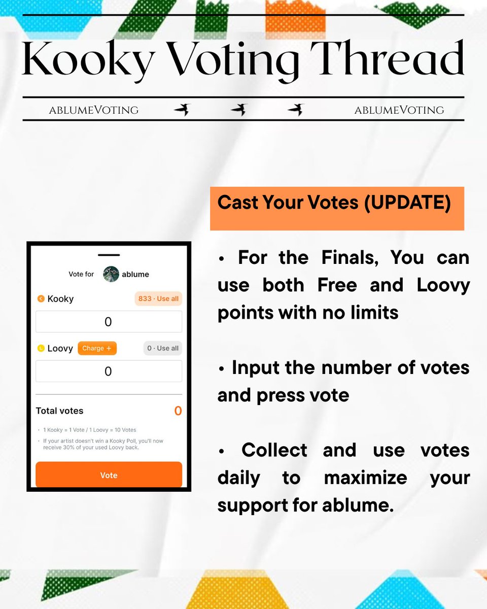 ablumeVoting tweet media