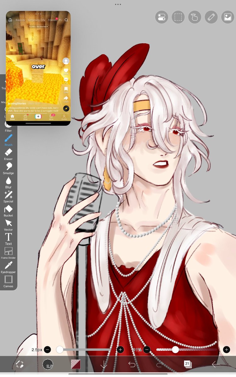 Another wip, Casper in drag...?

#ADatewithDeath #ADWD