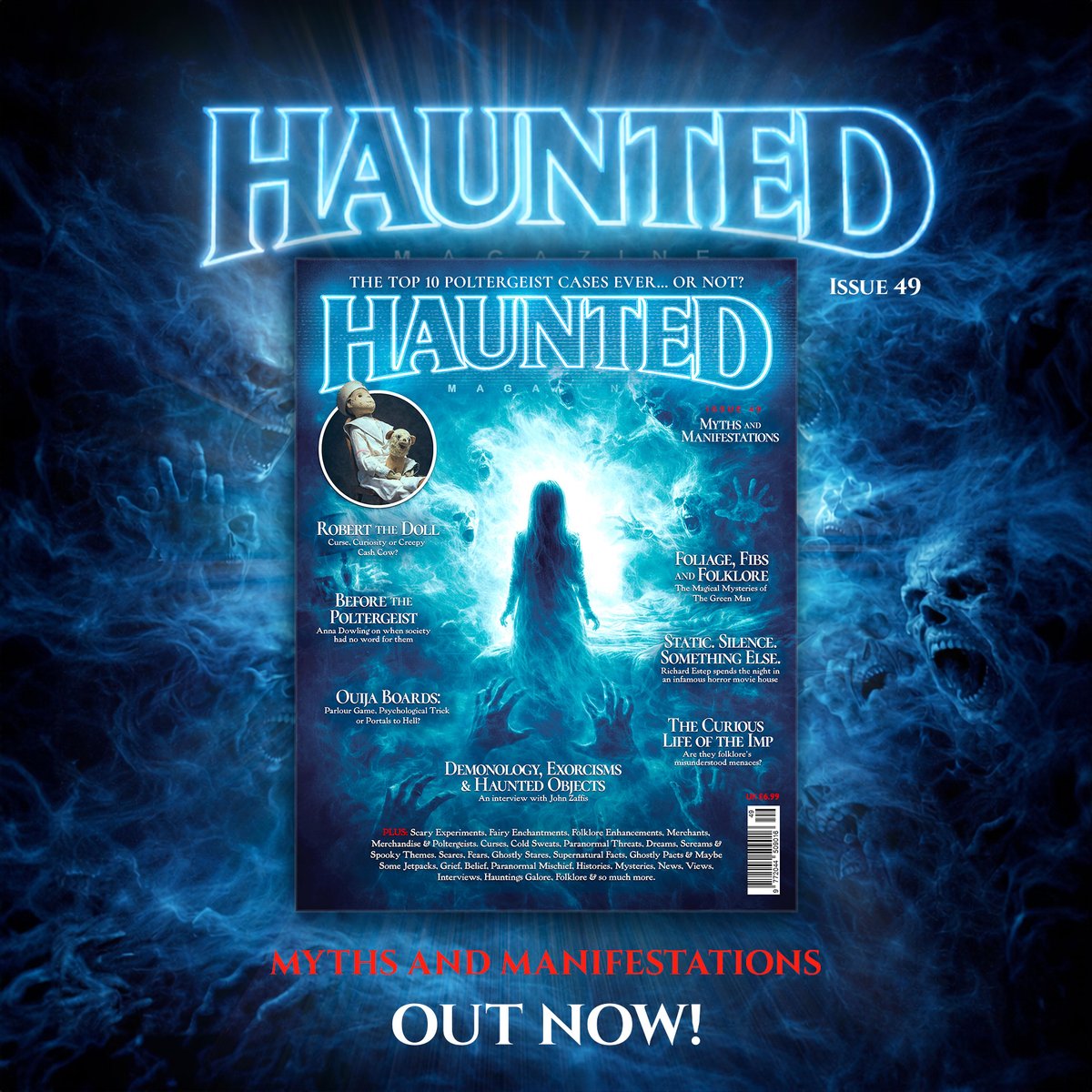 GhostCatcherELH's tweet photo. Last year I fell down the rabbit hole researching the Green Man. What a fascinating figure! I even wrote an article about him in @hauntedmagazine
Issue 49 is out March 1st and select UK shops from 3rd.
Order direct at https://t.co/3oFQqbSHxO
#hauntedmag #greenman #folklore https://t.co/A0jHfJEO2b