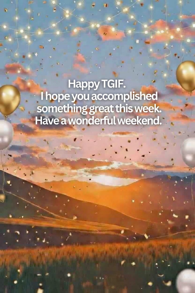 We did it my friends!  Good morning.