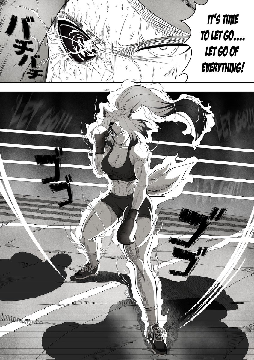 It seems Saki has had enough of holding back for this long and decided to just finally let go of the anger inside her. The burning anger for the Abyss. 🥊🦊💢

Amazing art by <a href="/artstshiru/">ArtsTShiru - COMMISSIONS OPEN 5/10</a>  💙
