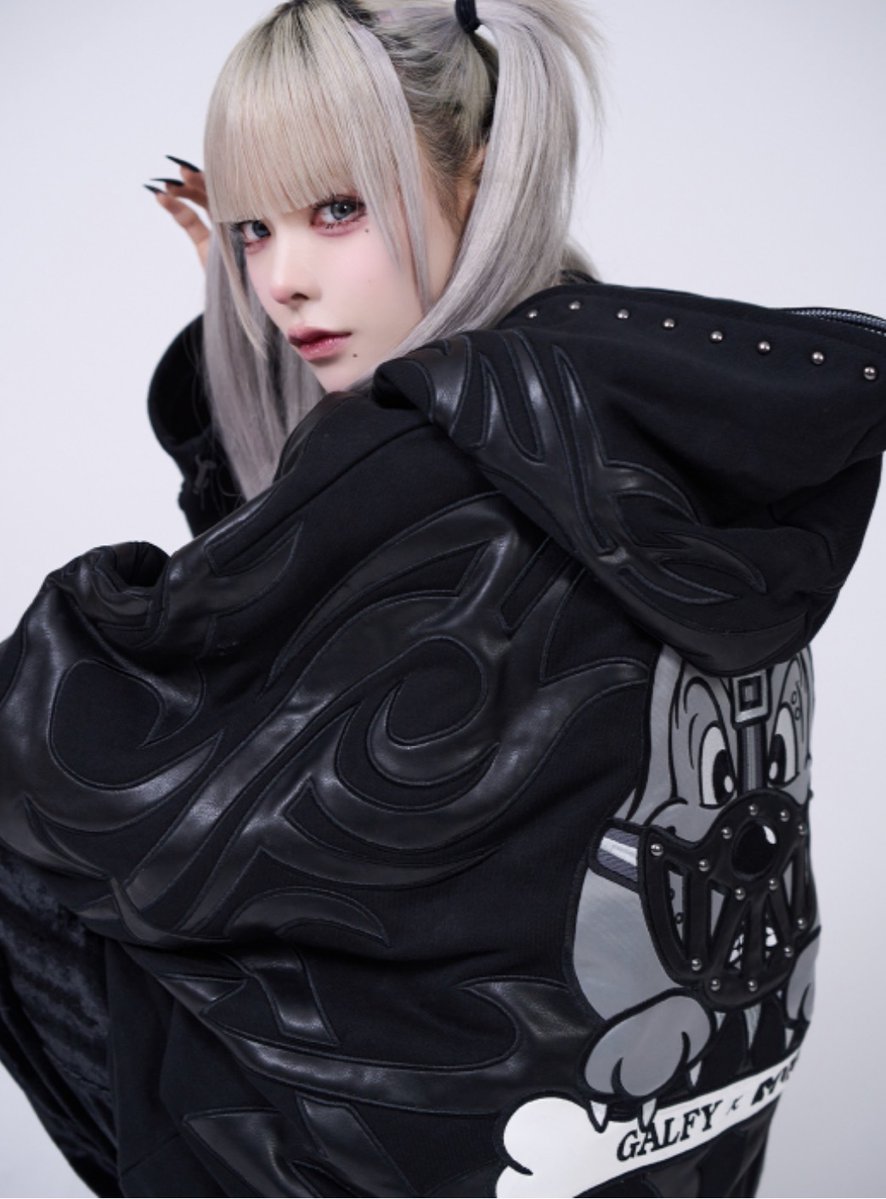 IMVAL×GALFY 🖤Bondage Dog Hoodie🖤 前回の口枷GALFY犬をフロントに