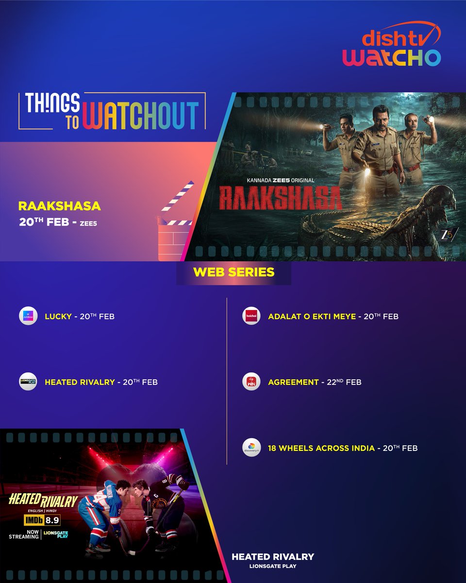 watchoapp's tweet photo. Clear your schedule. The weekโs watchlist is here.
๐ Save this post, hit the link https://t.co/60UVpHuWZ5 & start watching!
#ThingsToWatchout #LatestReleases #Trending #NewReleases #DishTVWatcho https://t.co/MTgG5Iv109