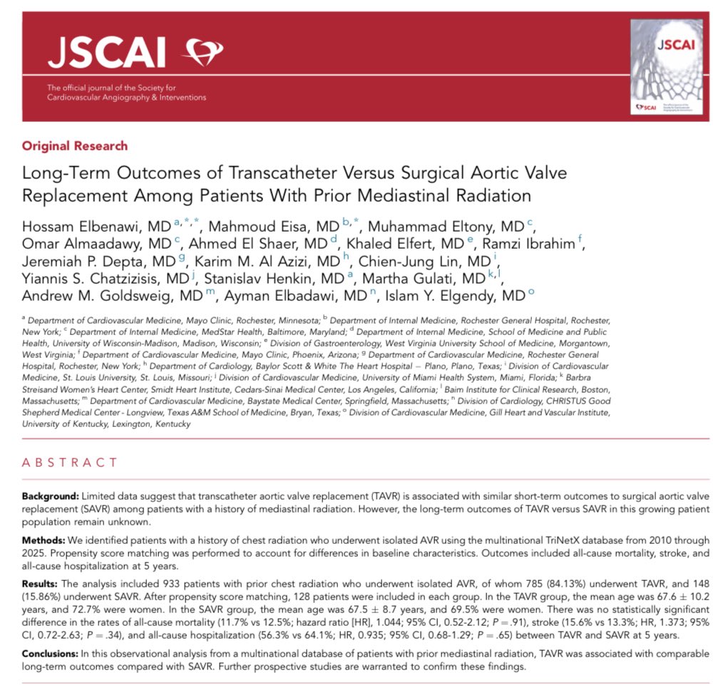 Hossam EL Benawi, MD tweet media