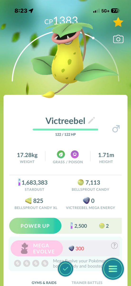 JoshuaBachman3's tweet photo. @PokemonGoApp just bought your link charges and remote raid passes to do Mega Victreebel, where my mega energy? https://t.co/aFDS2HzREP