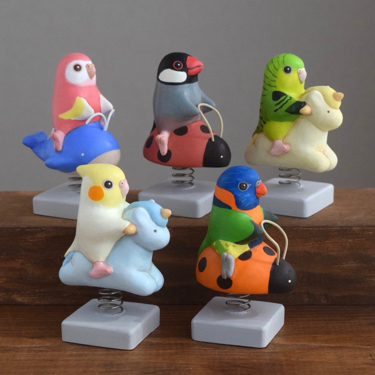 明日2/21の19:00からネットショップのpinkoiを再開します！ 今回は小鳥