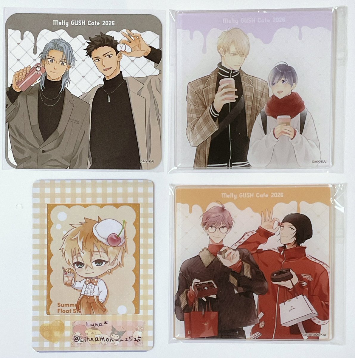 ステラマップカフェ Melty GUSH Cafe 2026 交換 譲渡 譲:紙コースター