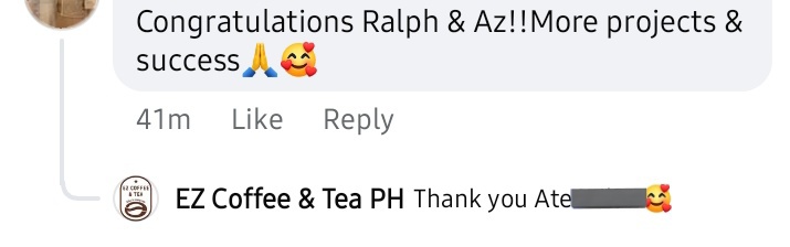 commented by relative ni ralph and replied by tita nini, hindi talaga fake news ng pinsan ni rdl. az is loved by the arayata-de leon fam, im so happy for them 🥺