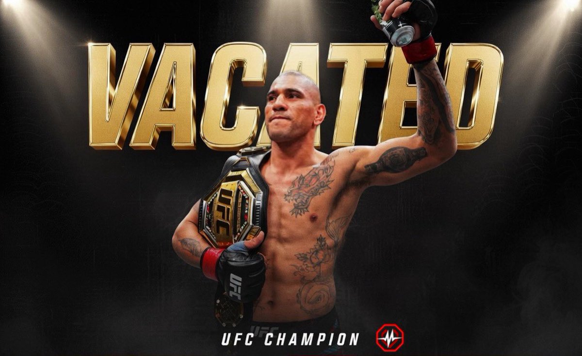 🚨 BREAKING: Alex Pereira has vacated his Light Heavyweight title