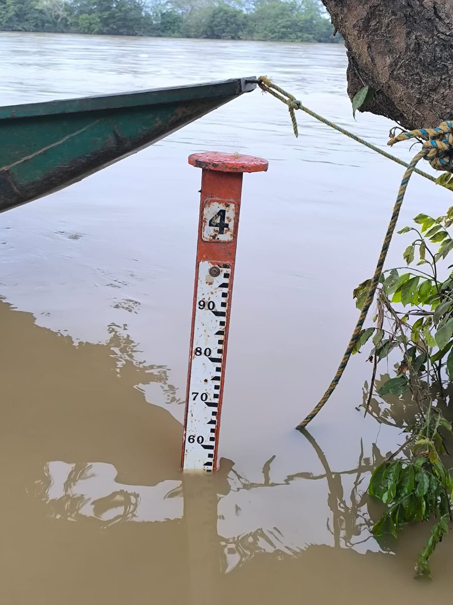 kerguelenhugo's tweet photo. Actualización técnica – Punto Las Palomas

Entre las 11:00 pm de ayer y las 7:00 am de hoy, en Las Palomas, el nivel del río ha disminuido aproximadamente 16 centímetros.

Esa reducción es clave porque hasta ahora los niveles permiten iniciar intervención en uno de los 6 puntos abiertos.

La rehabilitación de la vía Montería urbana – Las Palomas tomó una semana de trabajo, necesaria para poder ingresar materiales.
Además, desde hace dos días estamos llenando sacos como parte de la preparación operativa.

Desde hoy trabajamos con 19 personas contratadas y 58 uniformados del Ejército, iniciando labores de cierre en el punto priorizado.

Seguimos monitoreando permanentemente.