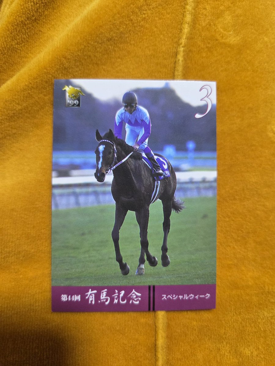 スペシャルウィークとグラスワンダーのカード出てきた