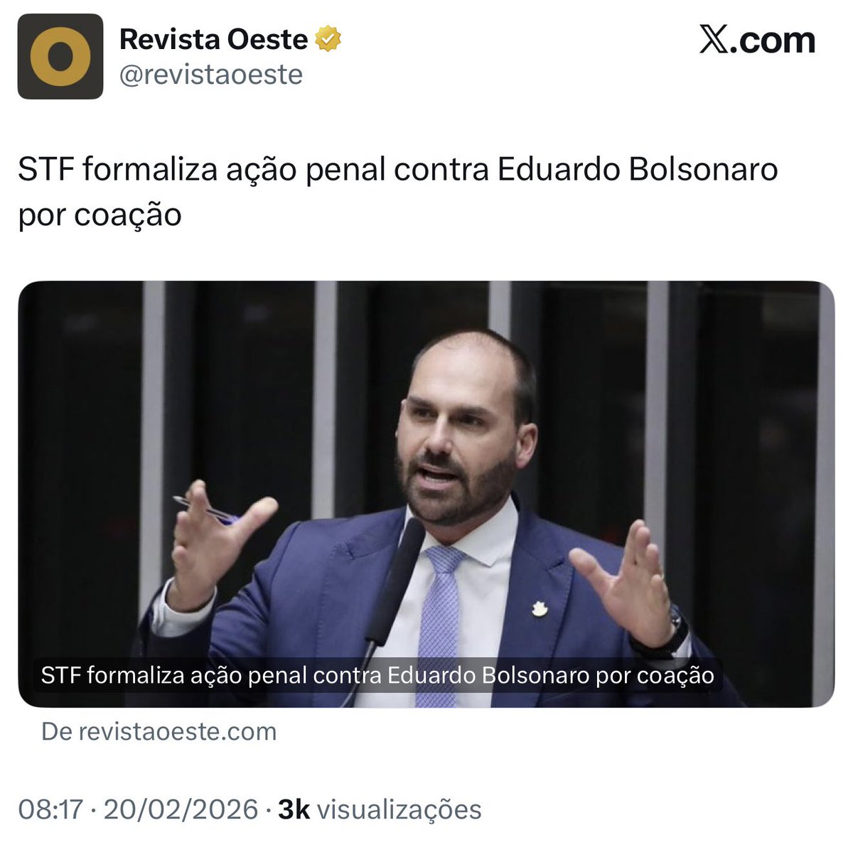 Ou seja, o STF se tornou um tribunal que coage servidores da Receita que investigam ministros e que julga por coação parlamentares que denunciam abusos da Corte. 

Imagina explicar isso para um aluno de direito.