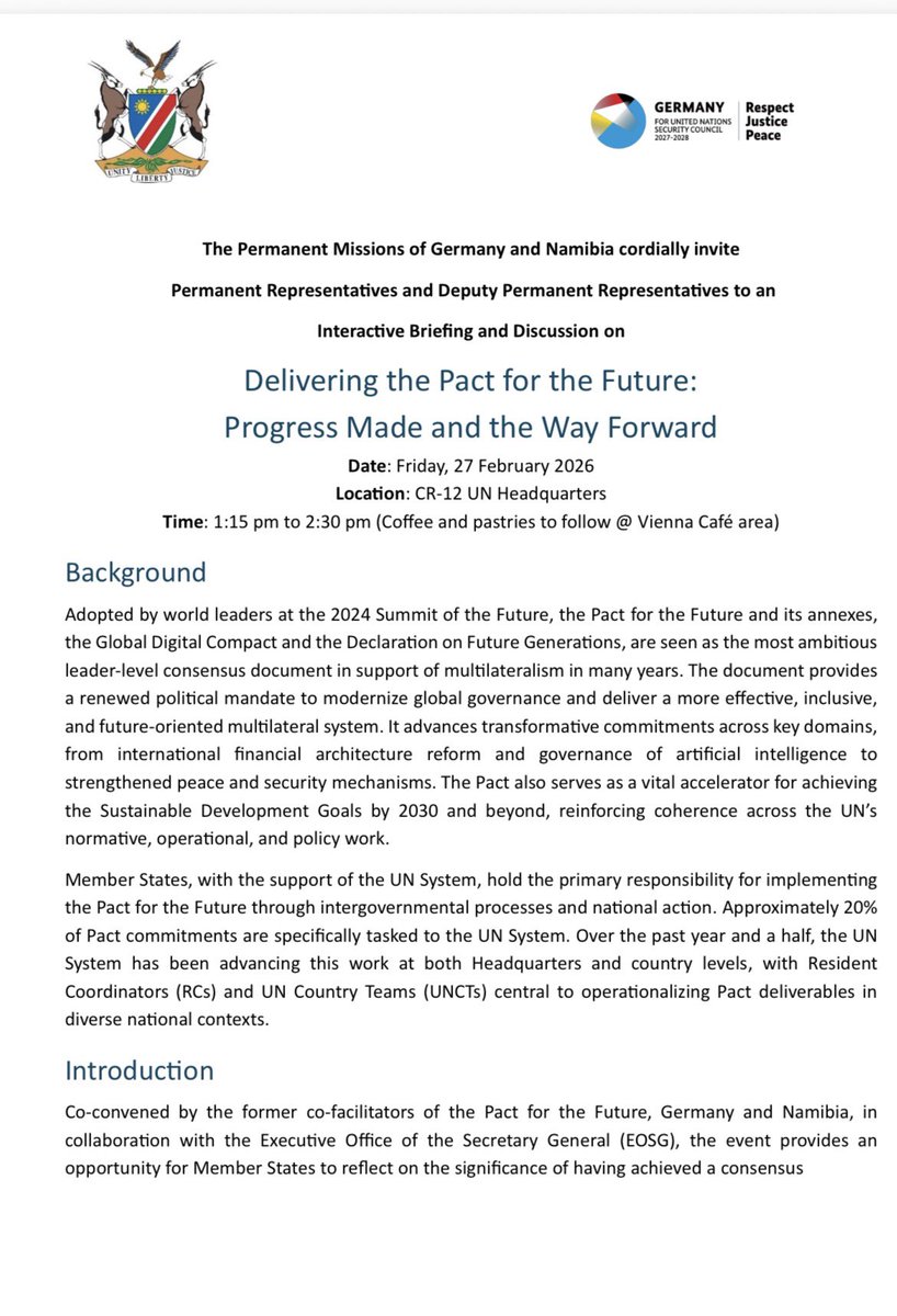 Permanent Mission of Namibia tweet media