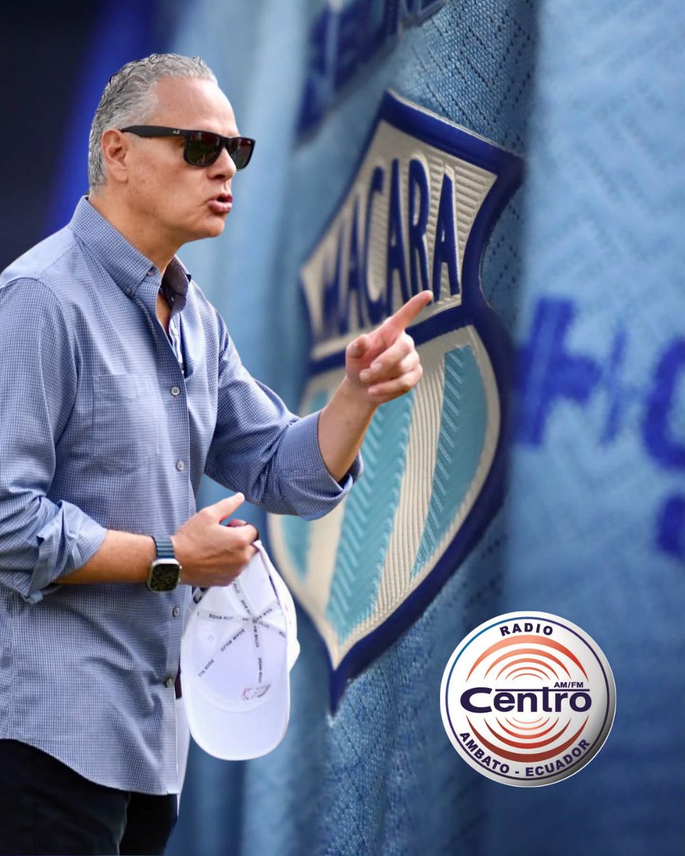 🚨 #ATENCION | Macará respalda a Esteban Paz para las elecciones de Presidente de la FEF, así lo dio a conocer Jorge Salazar, presidente del club.

#RadioCentro
#LaRadioDeTodaLaVida