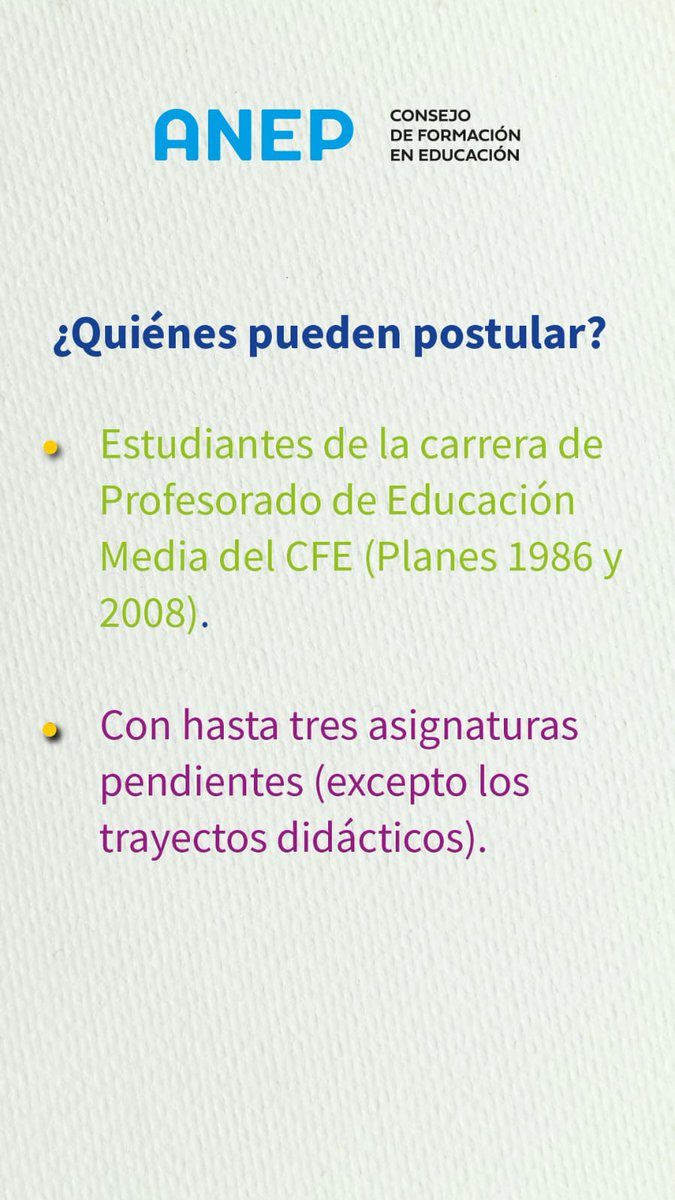 Trayectorias educativas CFE tweet media