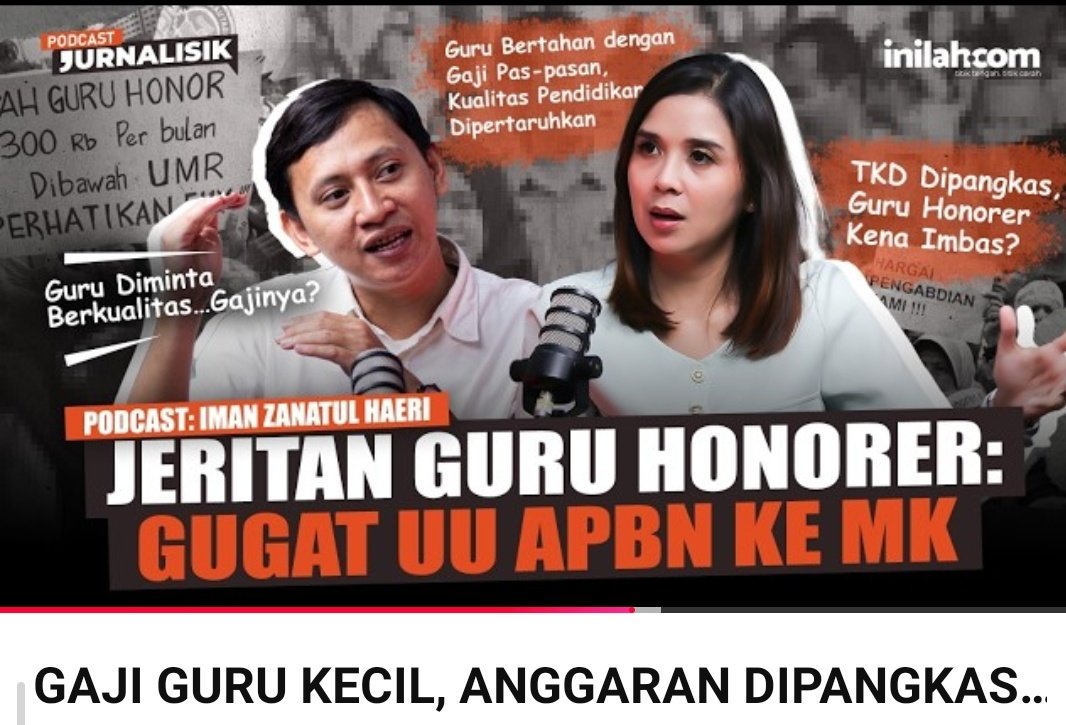 zanatul_91's tweet photo. Ulasan saya soal Kesejahteraan guru dan MBG di @inilahdotcom 

FYI, anggaran pendidikan dan Kesehatan yang diambil MBG untuk tahun 2029 rencananya mencapai  552 Triliun (lampiran I Himpunan RKA-K/L TA 2026). Apakah program ini akan mengatasi masalah utama literasi di Indonesia? https://t.co/ciaOKkUCJ0