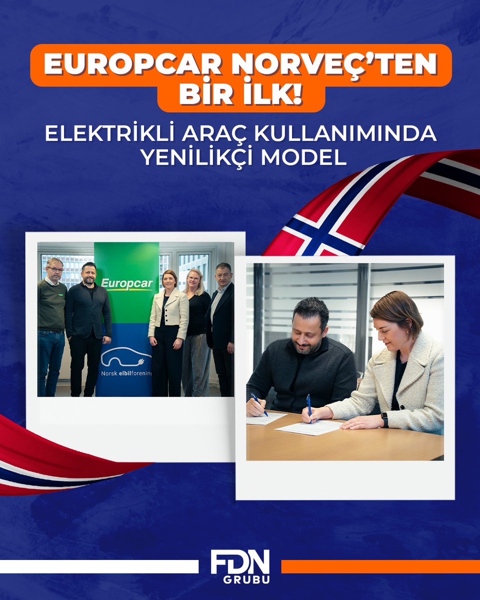 FDN Grubu bünyesinde hizmet veren Europcar Norveç, Elbil iş birliğiyle elektrikli araç kiralayan müşterileri için sektörde bir ilke imza attı. Yapılan anlaşma ile kiralama süresince şarj sırasında ödeme gerektirmeyen ve tüm maliyetlerin araç iadesinde tek kalemde, şeffaf biçimde