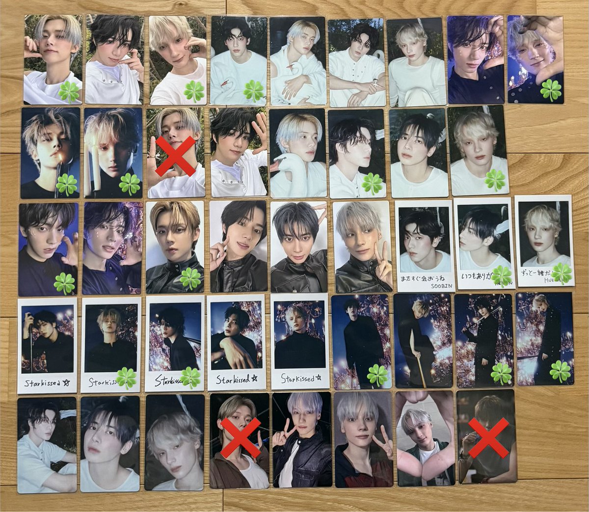 TXT トレカ 交換 【譲】 画像1～8枚目(🍀は複数枚所持) 【求