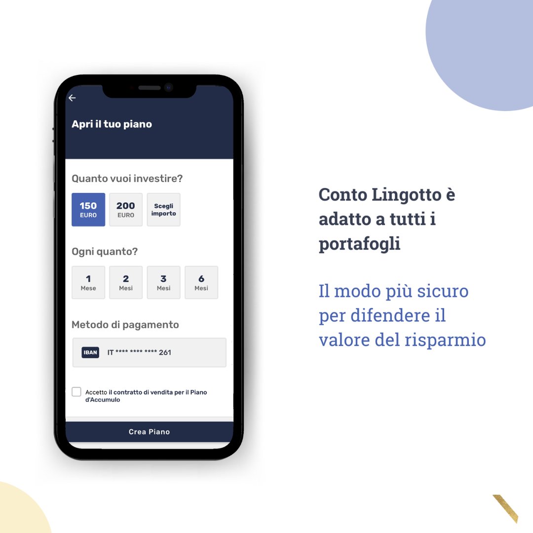 Conto Lingotto tweet media