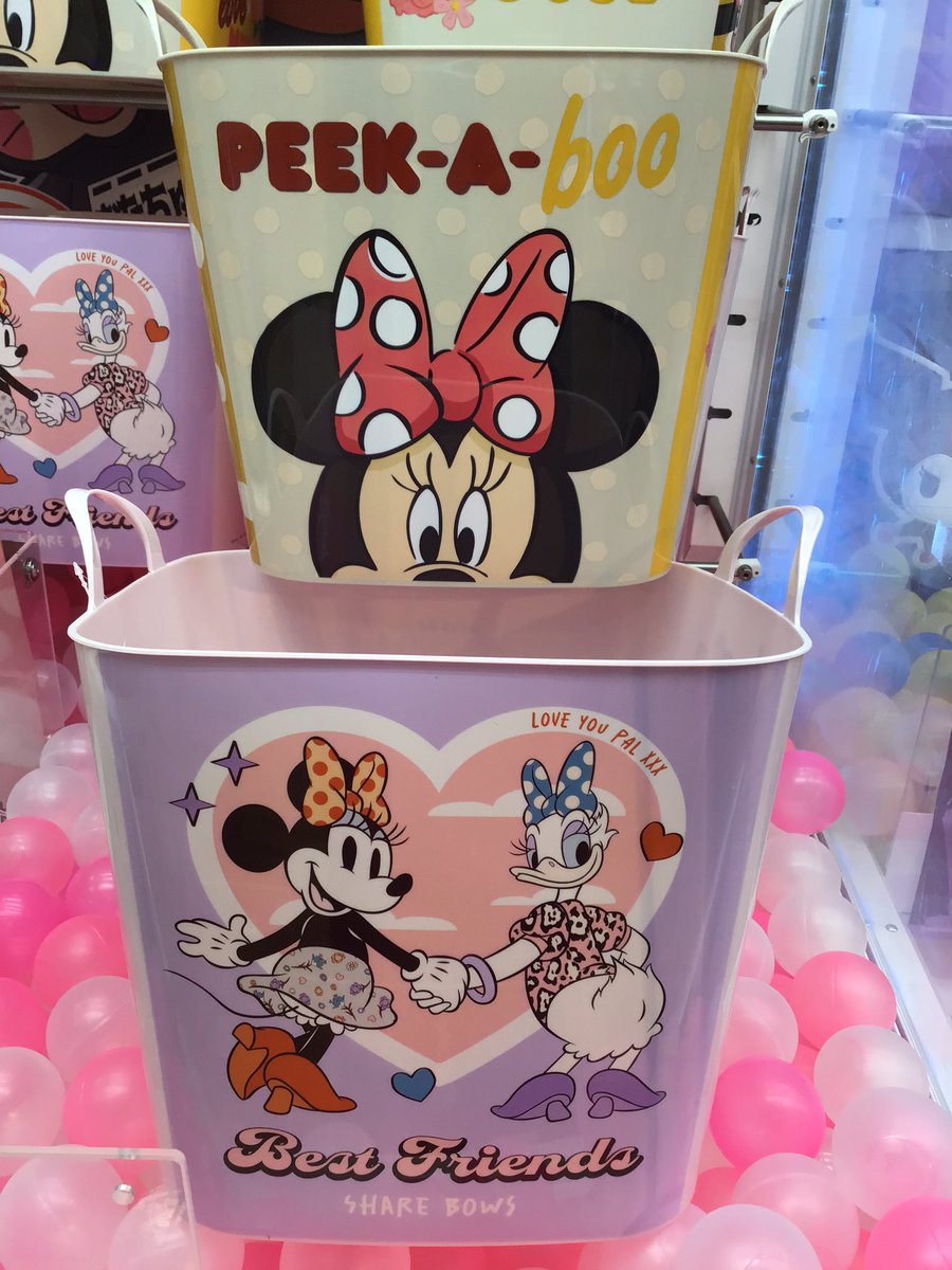 日用品新景品❤️‍🔥 ミニーマウスプラチナムザッカビッグバケット稼動