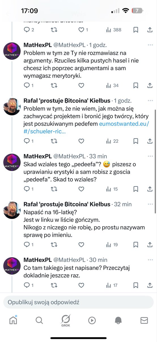 Hej Rafał Kiełbus <a href="/rav3n_pl/">Rafał 'prostuje ₿itcoina' Kiełbus</a> 
Zarzut Interpolu dotyczacy rzekomej napasci przez Richarda Hearta zostal usuniety. Przeprosisz za pomawianie ludzi o pedofilie czy nie masz na tyle jaj? Widzisz po ktorej stronie stanales w tej sprawie? Maski opadly.