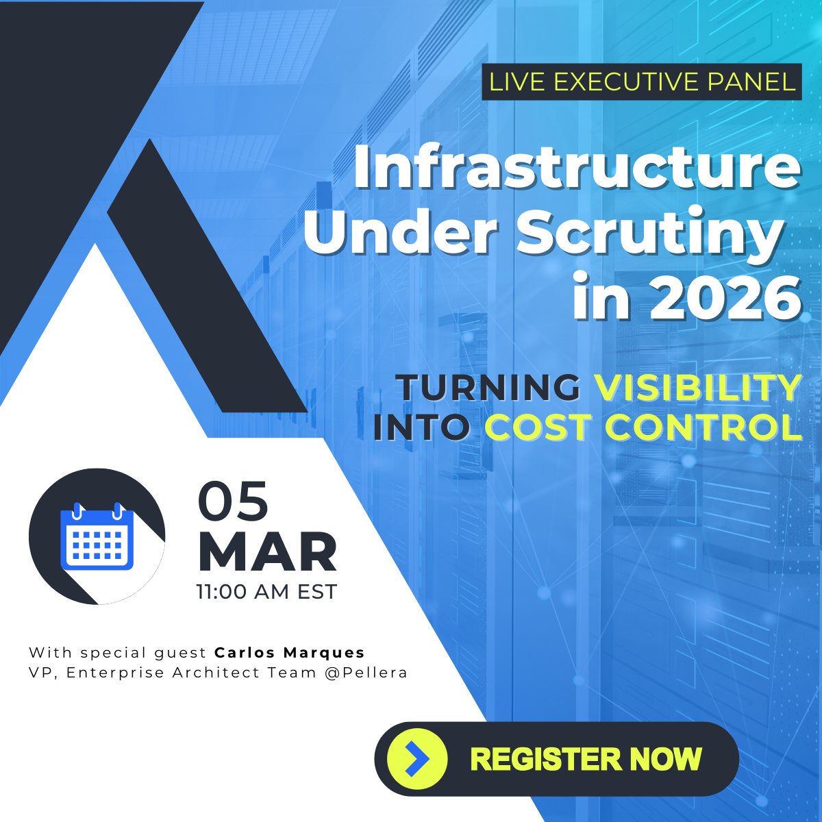 Licensing models changed. Hardware procurement is unpredictable. Infrastructure budgets are under more scrutiny than ever. Join Galileo, ATS Group, and Pellera Technologies on March 5 for an executive panel discussion. 
links.galileosuite.com/3MPF1Bs