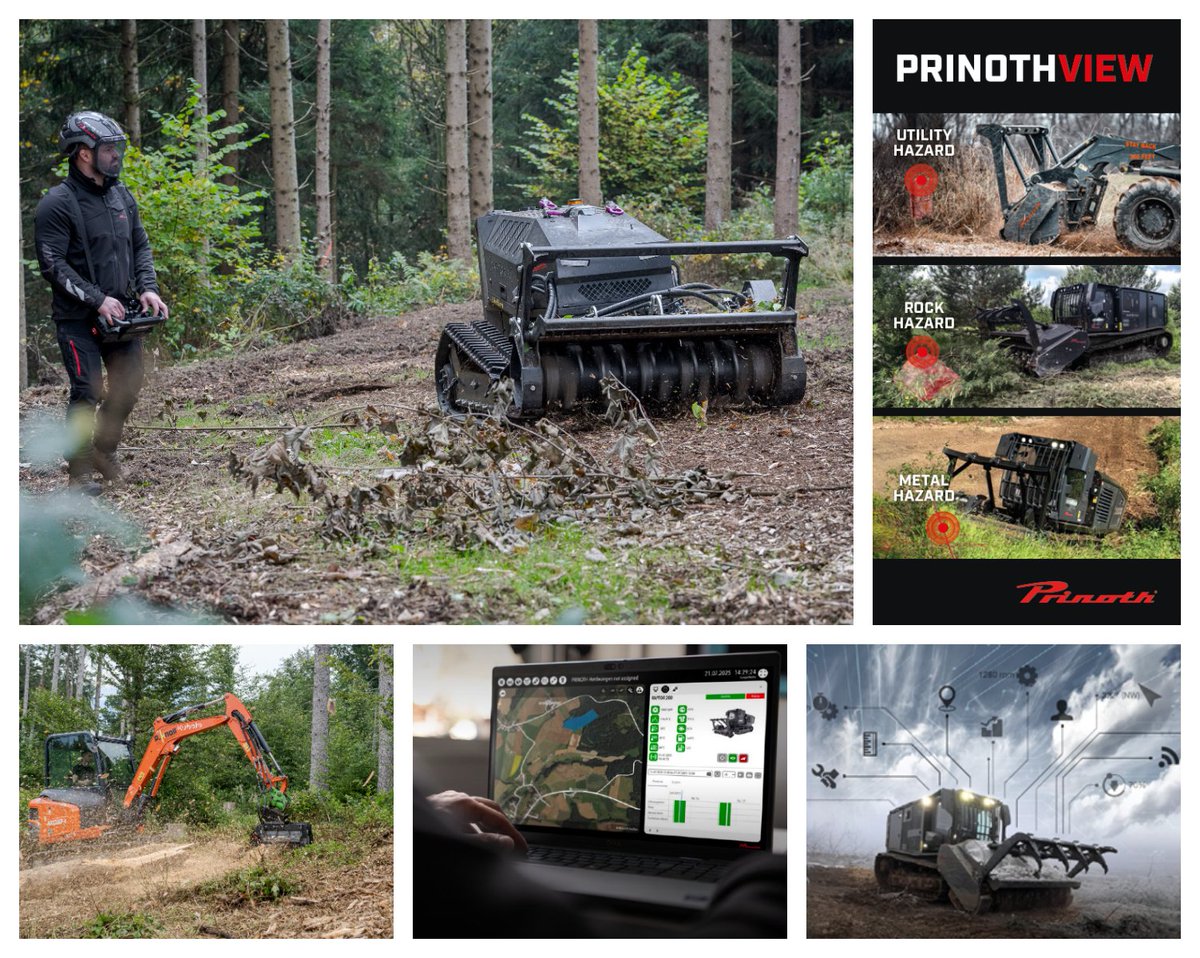 MEqOfficial's tweet photo. #Prinoth introduces PrinothView, a system that identifies hidden hazards beneath dense vegetation
👉 https://t.co/ACWBrkwXrx
#conexpo2026 https://t.co/9cQlWB2BN5