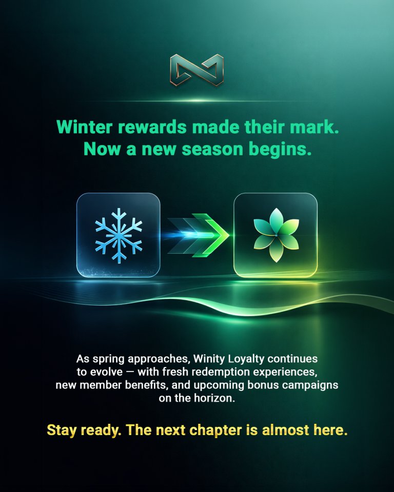 Out with the cold, in with the new! 🌸⁣⁣
⁣⁣
Spring is bringing a whole new level of rewards to Winity Loyalty.⁣⁣
⁣⁣
Fresh benefits and bonus campaigns are on the horizon.⁣⁣
⁣⁣
Stay ready!⁣⁣
⁣⁣
#WinityLife