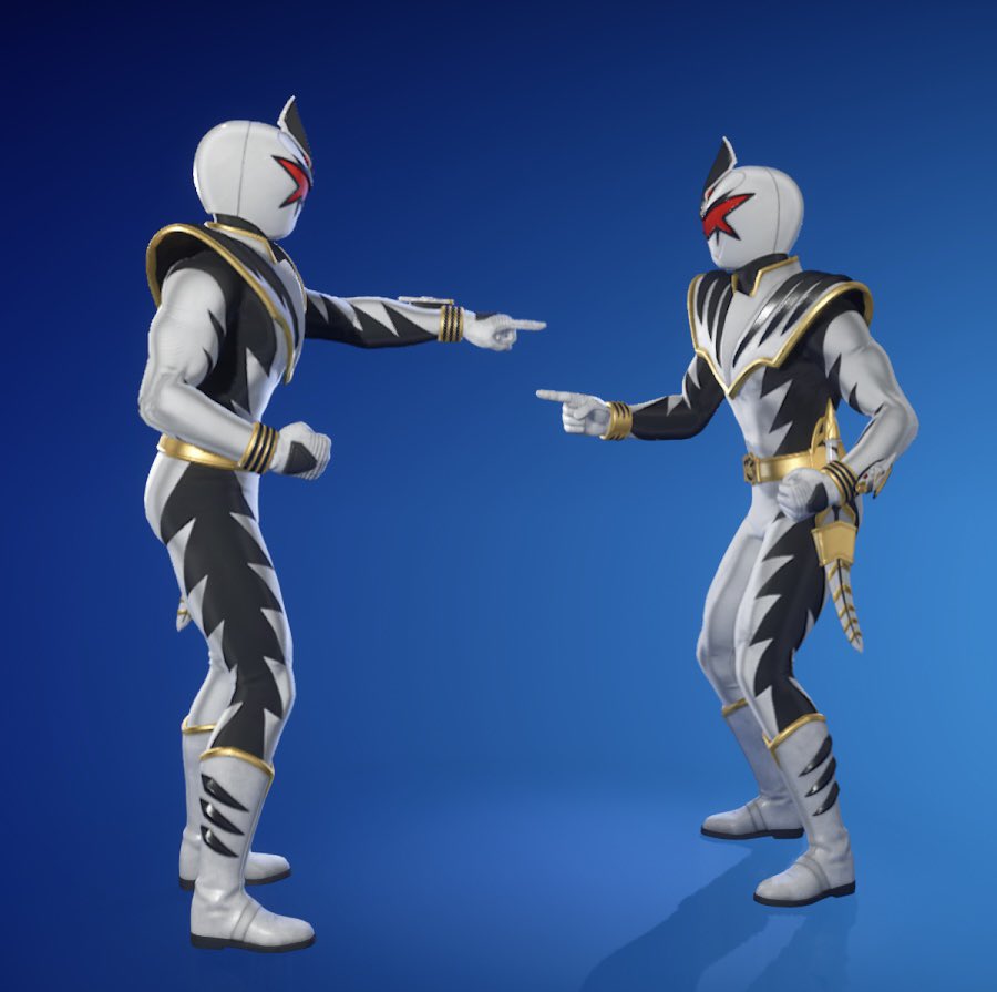 Symbiotic_Robot's tweet photo. AbareKiller and the White Dino Ranger https://t.co/kcCozJNPPc