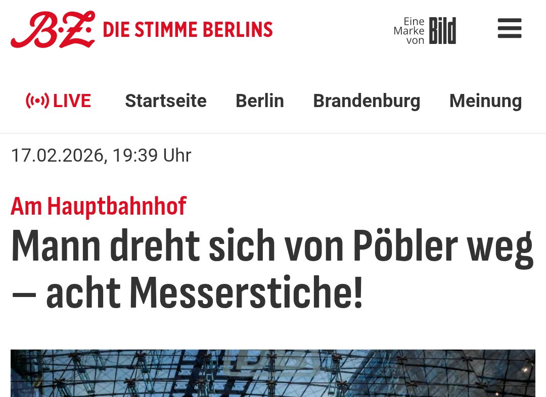 Man soll ja aus unangenehmen Situationen weggehen, um nicht zu eskalieren, wird gesagt.

Gregor E. (42) tat genau das: Er drehte sich weg von dem Syrer Khaldoon A. (47), der ihn auf seinen Rucksack ansprach.

Doch der 47jährige abgelehnte Asylbewerber aus Damaskus, der über