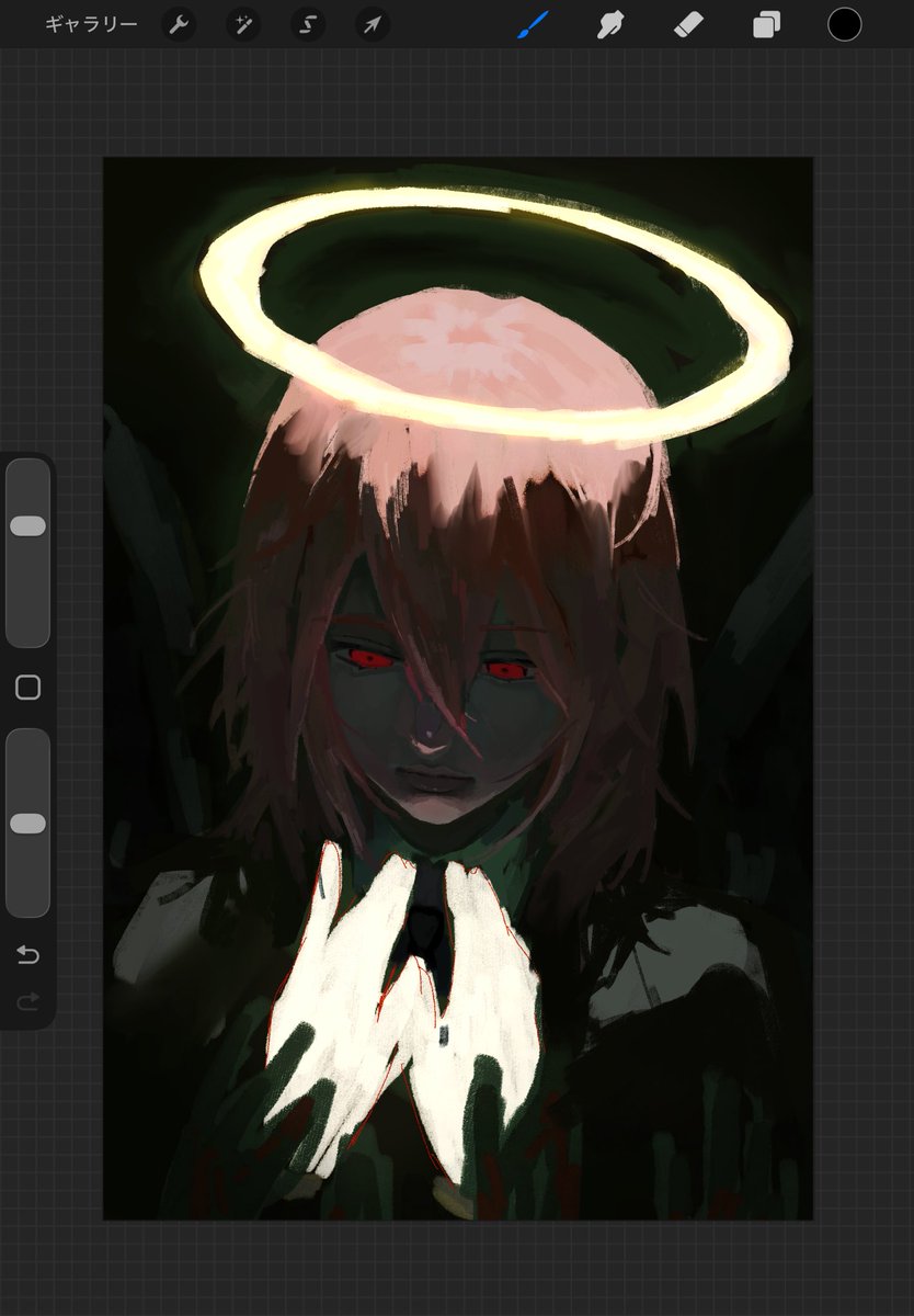 天使の悪魔wip #イラスト #チェンソーマン