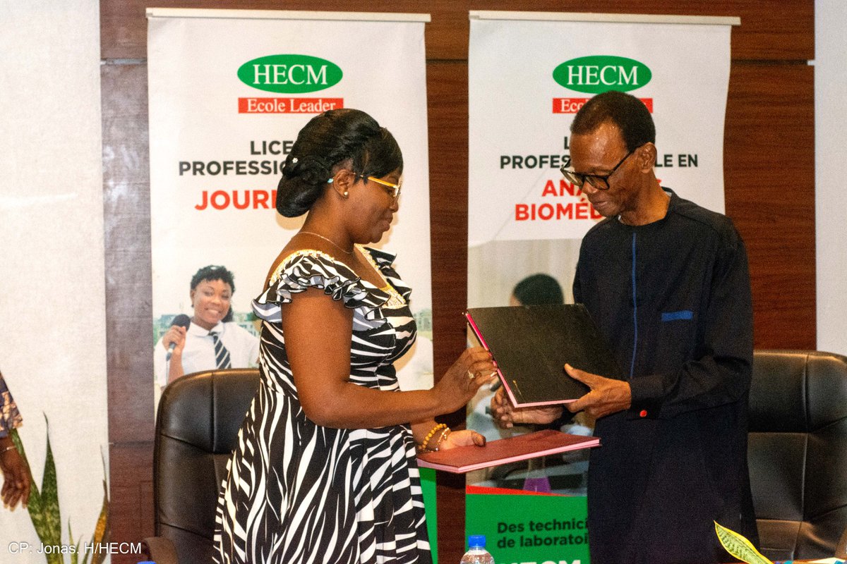 HecmOfficiel's tweet photo. Ce vendredi 20 février 2026, s’est tenue à la salle de conférence de HECM JÉRICHO une cérémonie officielle de signature d’accords de partenariat entre HECM et plusieurs entreprises partenaires. https://t.co/GSnOeH6Sen