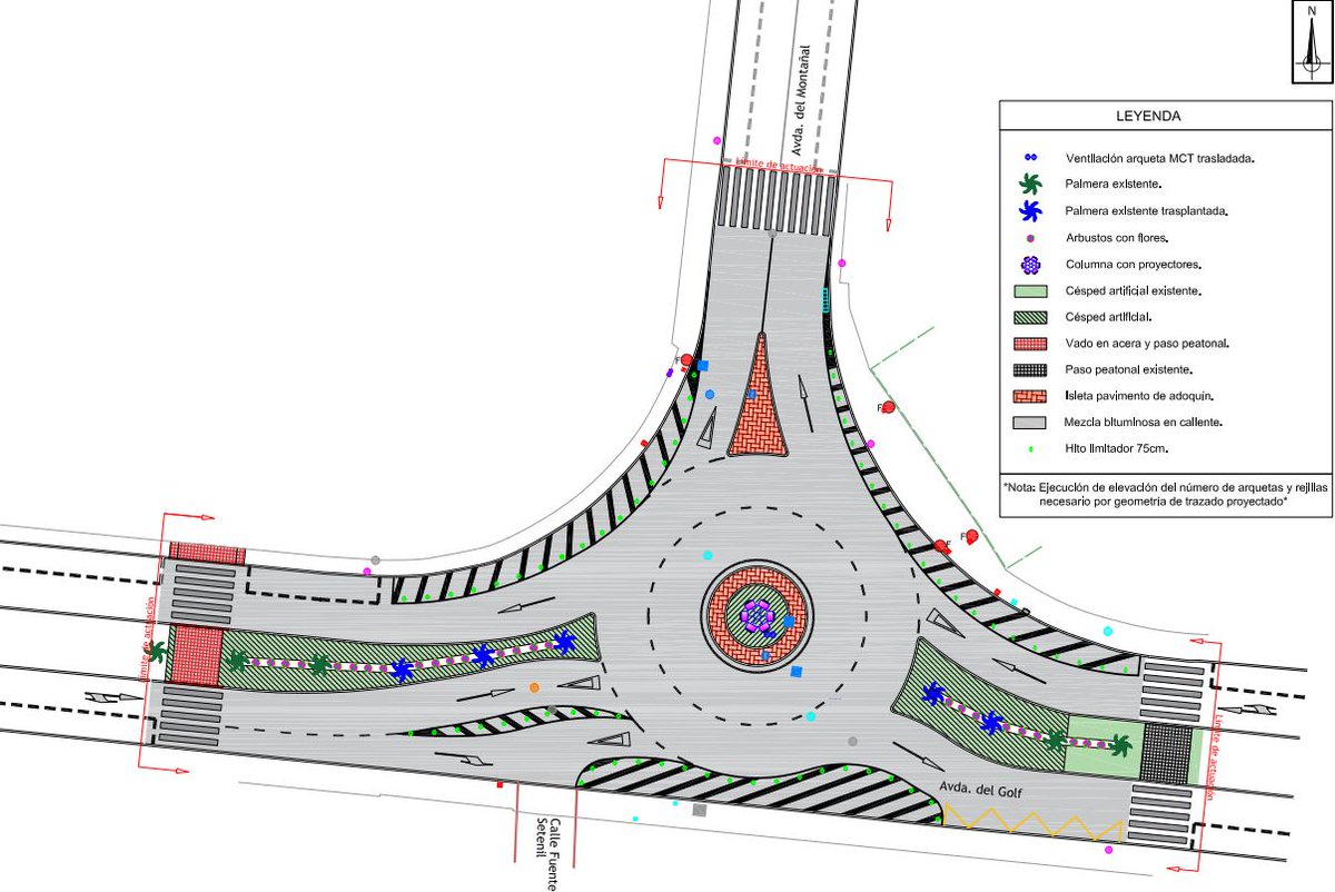 🚧 El Gobierno local mejora la seguridad vial en Altorreal con la construcción de una nueva glorieta en la intersección de la Avenida del Golf con la Avenida del Montañal.

ℹ️ El alcalde, <a href="/jangelalfonso/">José Ángel Alfonso</a>, ha anunciado la adjudicación de varias actuaciones de seguridad vial...