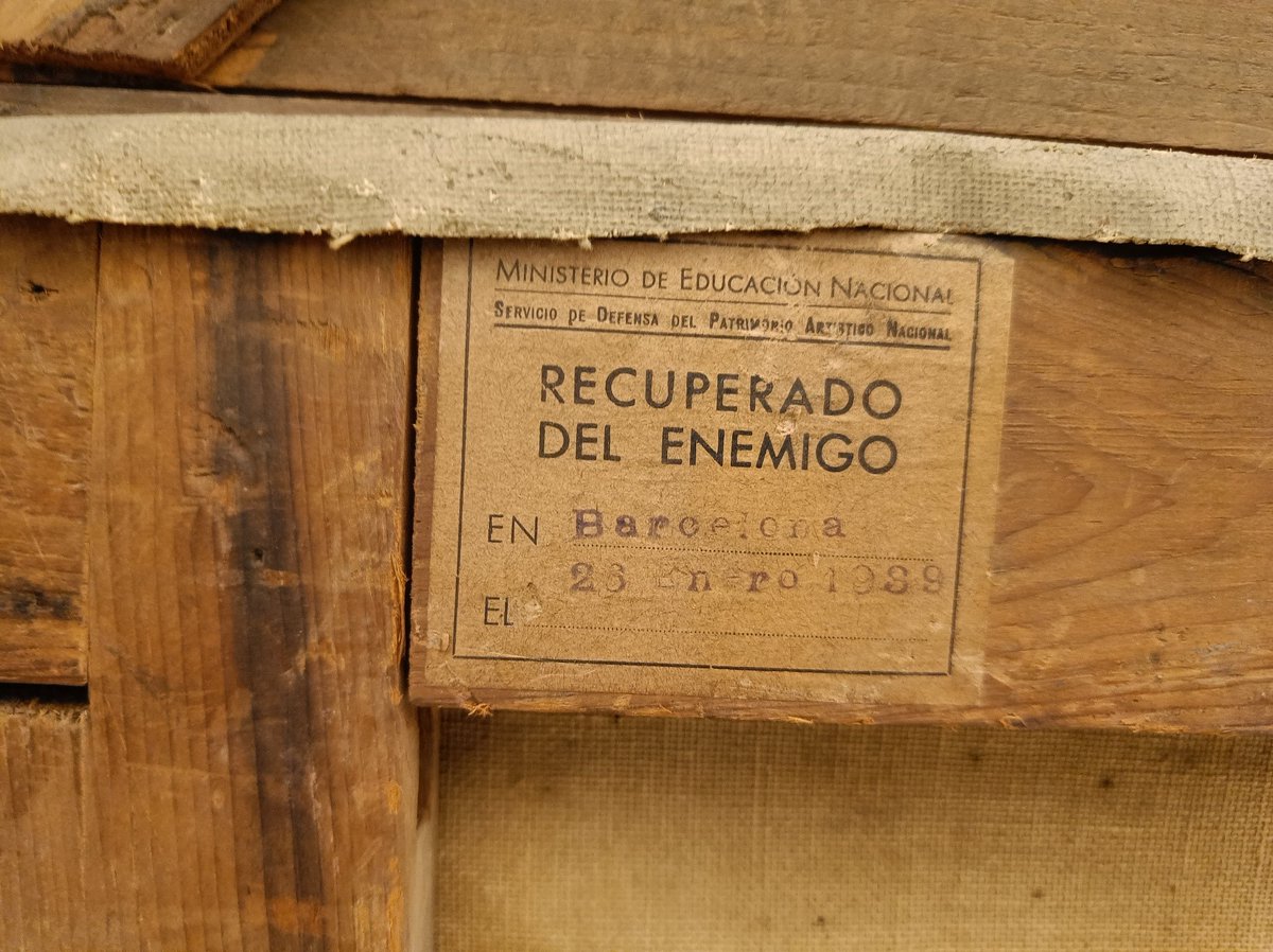 articketBCN's tweet photo. «Recuperado del enemigo». Els dipòsits franquistes al @MuseuNac_Cat

Revisió de la seva pròpia història i la de les seves col·leccions ara posant el focus en les obres dipositades per l'SDPAN, el “Servicio de Defensa del Patrimonio Nacional franquista”.

https://t.co/fcJ3Dx7JUE https://t.co/YgQiUB9eCE