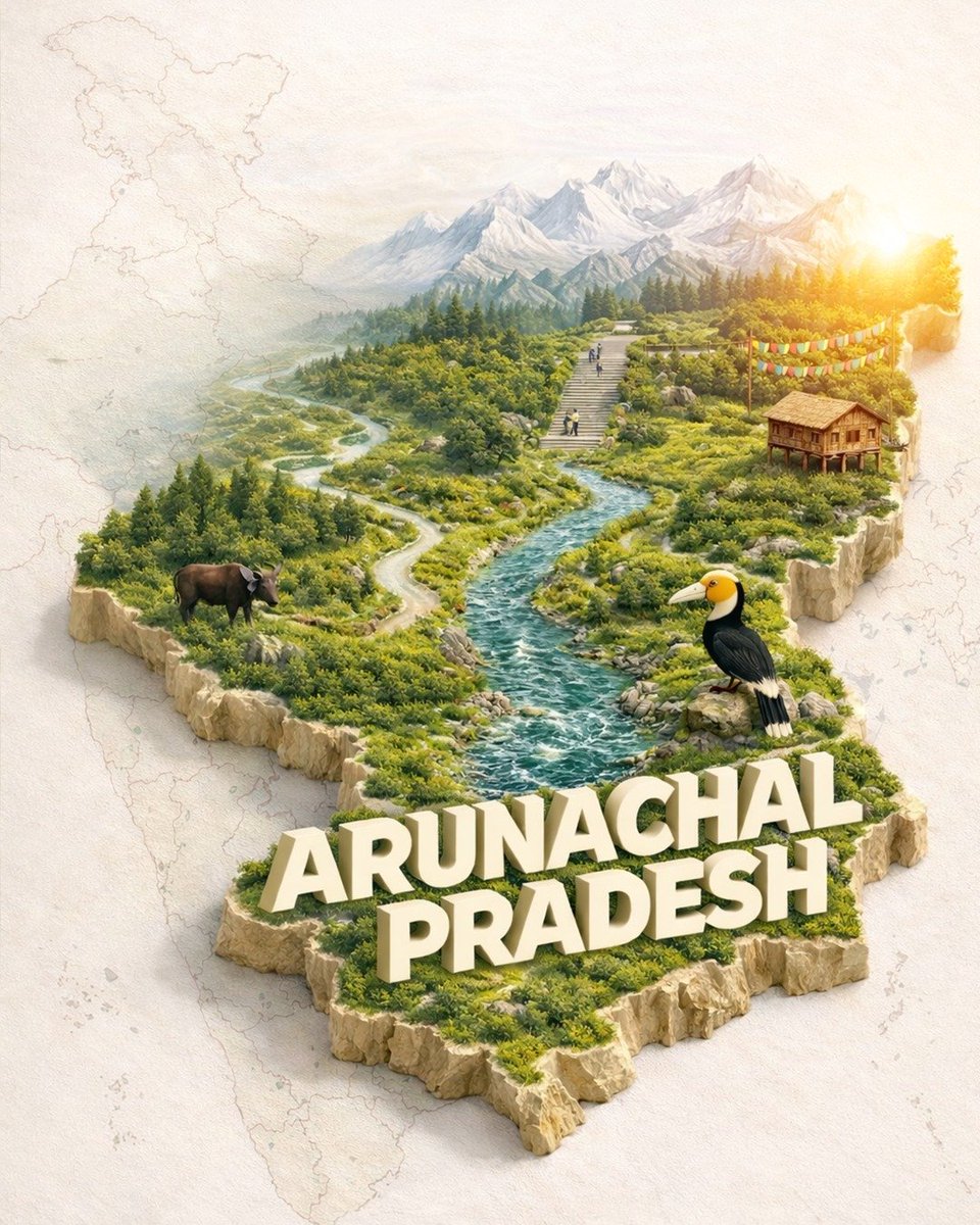 अनुपम प्राकृतिक सौंदर्य, अद्भुत संस्कृति एवं विविधता से परिपूर्ण, हिमालय की गोद में बसे पुर्वोत्तर भारत के आभूषण अरुणाचल प्रदेश के स्थापना दिवस पर प्रदेश के सभी भाइयों और बहनों को हार्दिक बधाई एवं शुभकामनाएं।