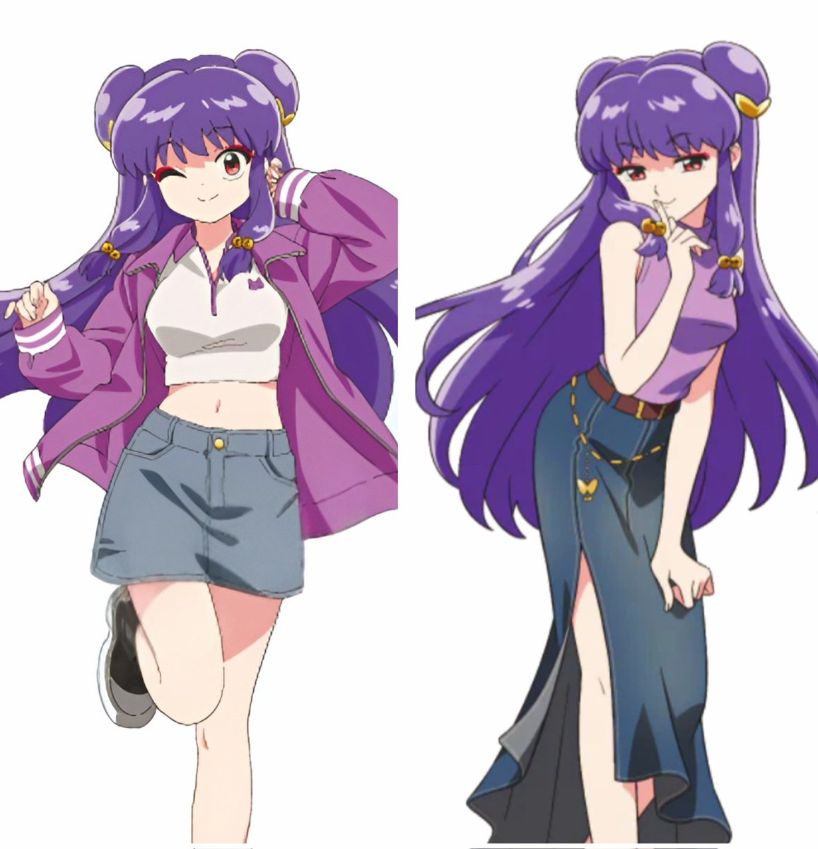 Gets the best outfits ✅ always slays ✅ 

#らんまアニメ